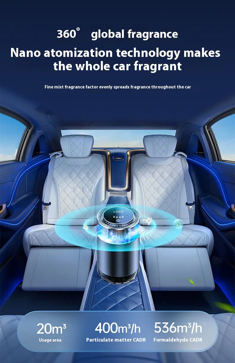 Natural Diffuser Cloud Mist Air Freshener Auto Decoration Car Aromatherapy