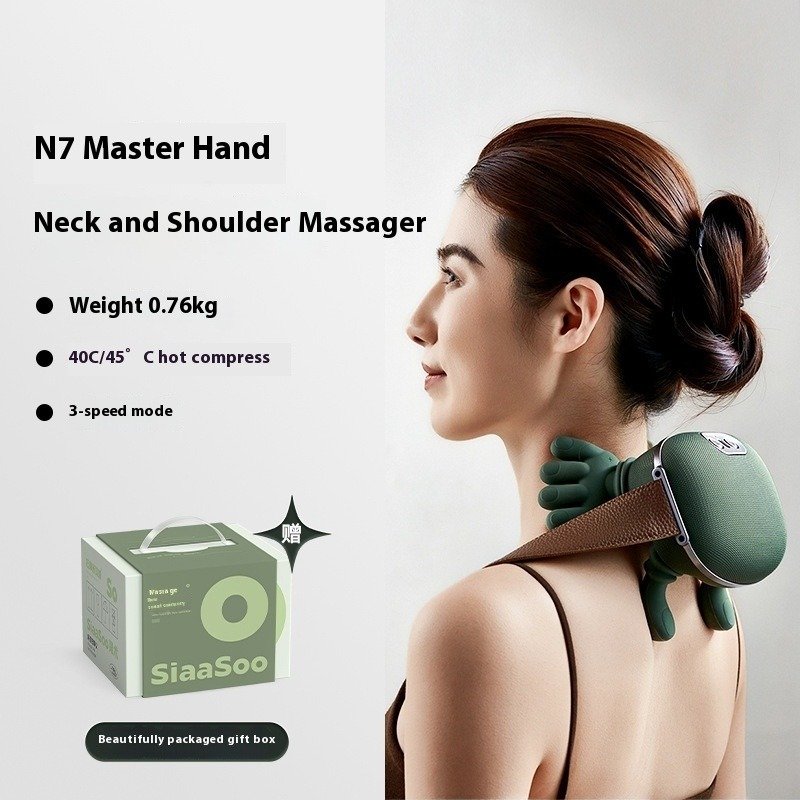 Wireless Muscle Massager Electric Kneading Neck Relax Pain Relief - Image 4