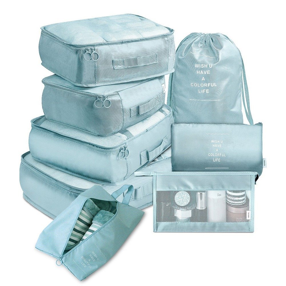 8-piece Set Travel Storage Bag Organizer Packing Bag - Image 8