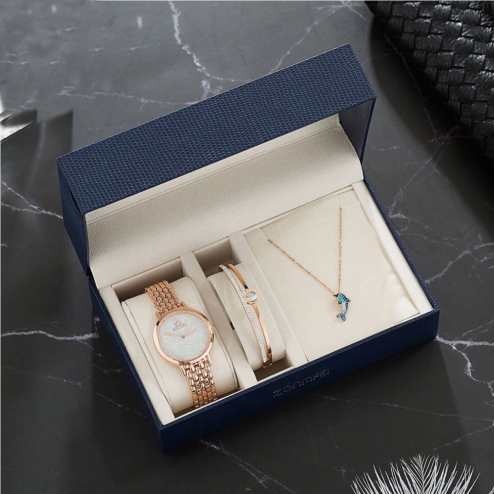 Luxury Watch Gifts Earrings Ring Necklace Bracelet - Image 3