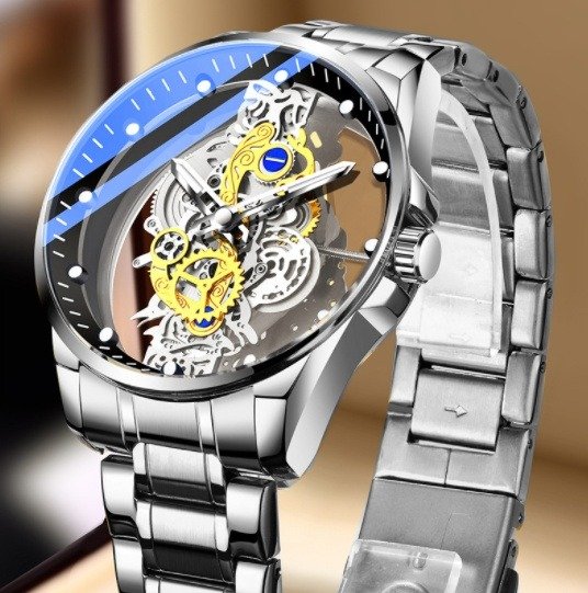 Luxury Men Watch Automatic Gold Top Brand - Image 8