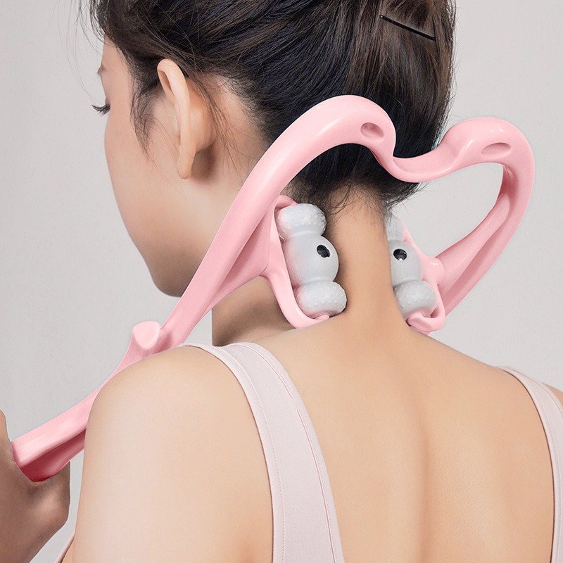 Pain Relief Roller Massager With 96 Pressure Point Neck bud Waist Leg Foot Relaxer Tool - Image 6