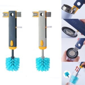 Silicone U-shaped 4 In 1 Bottle Gap Multifunctional Cup Cleaning Brush