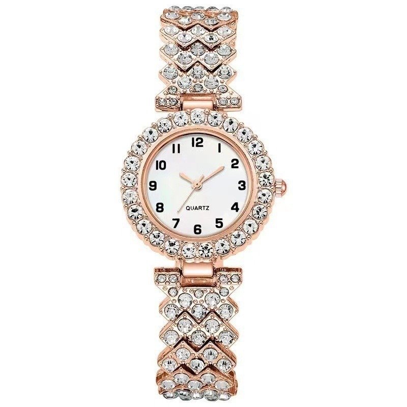Luxury Women Watch Set Quartz Wristwatch Bracelet Gift - Image 3
