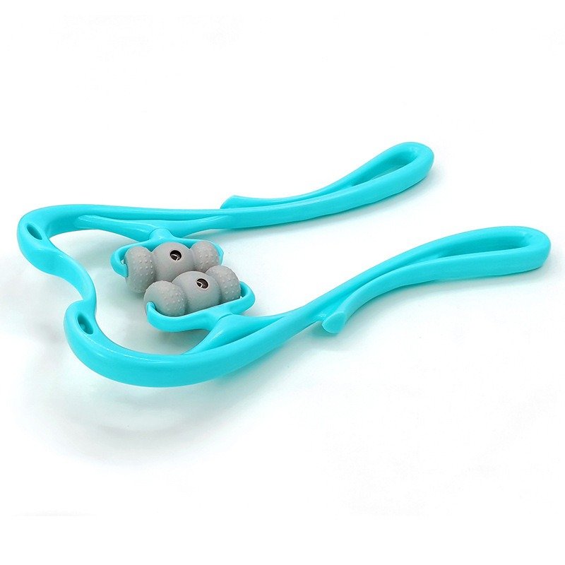 Pain Relief Roller Massager With 96 Pressure Point Neck bud Waist Leg Foot Relaxer Tool - Image 5