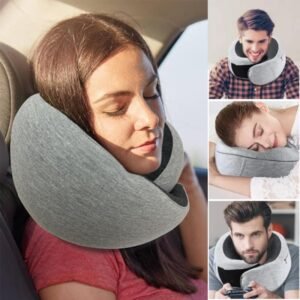 Travel Neck Pillow Non-Deformed Cushion Durable U-Shaped Cotton Nap