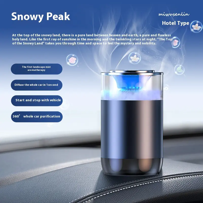 Natural Diffuser Cloud Mist Air Freshener Auto Decoration Car Aromatherapy - Image 3