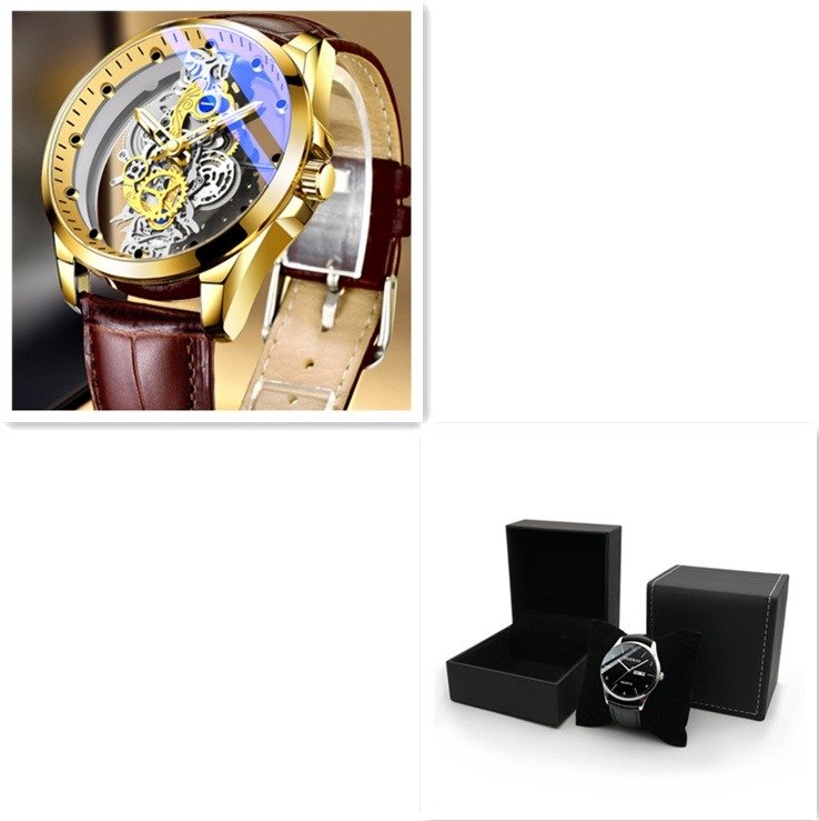 Luxury Men Watch Automatic Gold Top Brand - Image 3