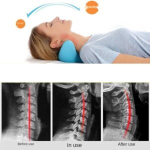 Gravity Acupressure Neck Massager Cervical Spine Pillow Traction Corrector