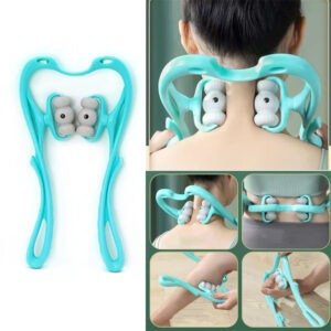 Pain Relief Roller Massager With 96 Pressure Point Neck bud Waist Leg Foot Relaxer Tool