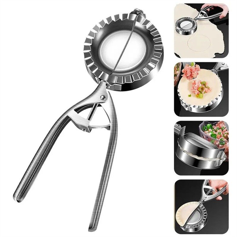 Dumpling Mold Stainless Steel Press Manual Kitchen Gadgets - Image 3