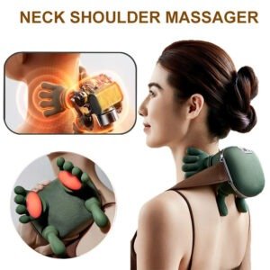 Wireless Muscle Massager Electric Kneading Neck Relax Pain Relief