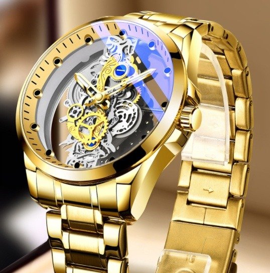 Luxury Men Watch Automatic Gold Top Brand