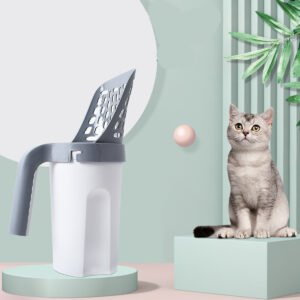 Plastic Litter Scooper Pet Waste Shovel Hollow Cleaning Tool