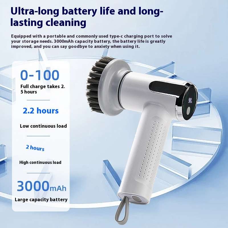 Smart Wireless Kitchen Sink Cleaning Brush Waterproof Multifunctional - Image 4